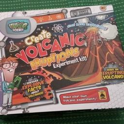 Create Volcanic Eruptions Experiment Kit Age 8+ By Weird Science.  The box is a little tired but still intact 

Local collection preferred from a safe spot, Tesco Express Tulketh Mill PR2 2BT. Protects both seller & buyer.

Full payment by PayPal incl fees.

I don't do bank transfers or Western Union.

Humblest of apologies.