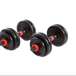 15kg Set
- Includes 4 x 2.5kg, 4 x 1.25kg, 
- 2 x dumbbell bars 
- 4 x spinlocks
- Maximum bar weight 30kg per bar 
- Easy to split for easy storage
Total weight 15kg