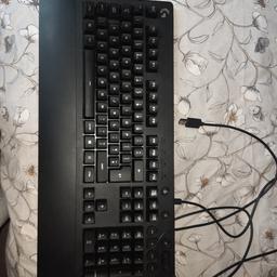 Logitech g213 prodigy gaming keyboard,perfect working order.collection only middlesbrough...
