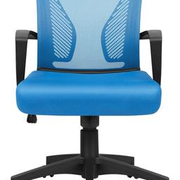 Office Chair Mesh Chair Ergonomic, Computer Chair Adjustable Seat Height with Back Support and Arms, Desk Chair Comfy, Study Chair for Home, Office and Executive Max 125KG (Blue)

Cash on collection / Elephant & Castle SE1