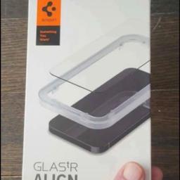 1 Spigen Glasir Align Master Apple iPhone 13 Pro Max With Applicator Guide Tempered Glass Screen Protector

New Sealed