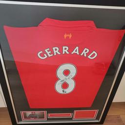 Authenticity certificate included from A1 Sporting Memorabilia

Genuine, framed & signed Liverpool FC shirt by former captain & club Legend, Steven Gerrard