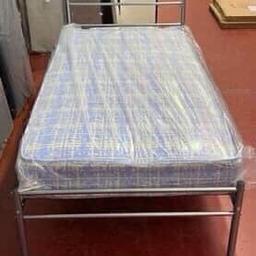 LONDON METAL BED FRAME - SINGLE £100.00

Silver metal bed frame, which as a best seller has been priced to suit even the most stringent budget. Has a sturdy rail piped base.

B&W BEDS 

Unit 1-2 Parkgate Court 
The gateway industrial estate
Parkgate 
Rotherham
S62 6JL 
01709 208200
Website - bwbeds.co.uk 
Facebook - B&W BEDS parkgate Rotherham 

Free delivery to anywhere in South Yorkshire Chesterfield and Worksop on orders over £100

Same day delivery available on stock items when ordered before 1pm (excludes sundays)

Shop opening hours - Monday - Friday 10-6PM  Saturday 10-5PM Sunday 11-3pm