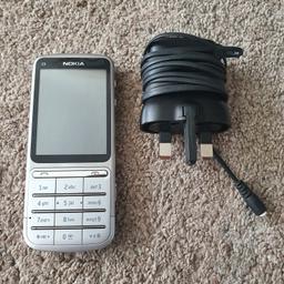 Nokia C3-01 & charger
SIMPLE EASY PENSIONER ELDERLY BASIC ORIGINAL NOKIA PHONE
Good condition as shown in pics
All in working order

Welcome to try before you buy to check the network compatibility etc