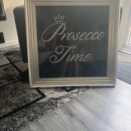 Large prosseco time picture 30 inch by 30 inch