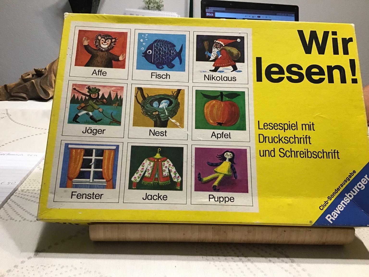 Lesespiel mit Druckschrift und Schreibschrift in 6850 Stadt Dornbirn