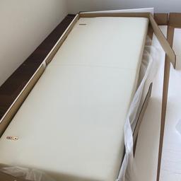 Es wurde ein Bett gekauft, aber die Rückenlehne wird nicht gebraucht (passt optisch nicht ins Zimmer)- Originalverpackt und neu.