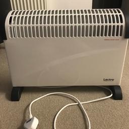 Lectro 2000W Electric Convector Radiator Heater - 3 Heat Settings, Adjustable Thermostat & Overheat Protection (All White)
Very good condition, like brand new
Only used a couple of times…
Collection only Walthamstow E17