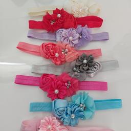 Ein süßes Haarband-Set in vielen verschiedenen Farben. Wenig getragen.
