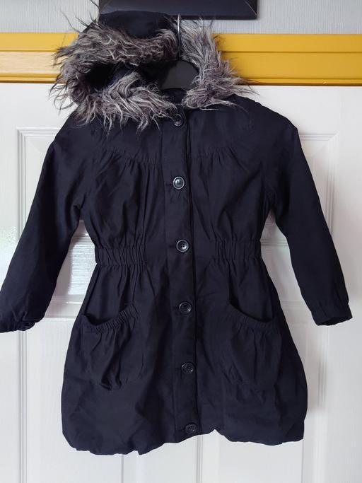 Buy & Sell Leicestershire Charnwood - Photos for Girls black coat size 5-6 years