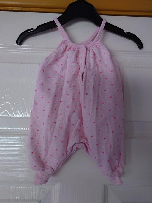 Buy & Sell Leicestershire Charnwood - Photos for Baby girls pink romper size tiny baby