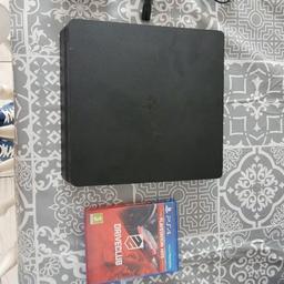 Ps4 slim with 1 controller, 1 game. and all leads that are needed.
Good working order been reset so ready 
