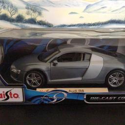 1:18 scale Audi R8 Diecast model for sale
By Maisto
Excellent condition, boxed