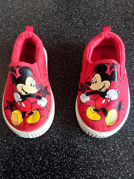 Buy & Sell Leicestershire Charnwood - Photos for Boys Mickey mouse plimsolls size 5