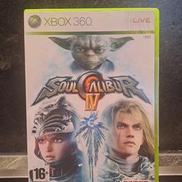 Verkaufe Xbox360 Spiel Soul Calibur IV. Spiele als Yoda und nutze die Macht,  beteilige dich an der ultimativen Schlacht. CD sieht aus wie neu. Versand gegen Aufpreis möglich.