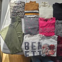 Mädchen Oberteile
Marke :H&M,Zara ,Benetton...
Sweater, strikpollover,Jerseyshirt...
zusammen 20€
