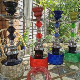 Hookah + LUXURY HOSE + PAIR OF METAL TONGS 
 

1 Pair Of Tongs

1 Luxury Hose
Available in three colors: red, green, and blue.

(I have more on my page, take a look👀)
Thank you 🌷