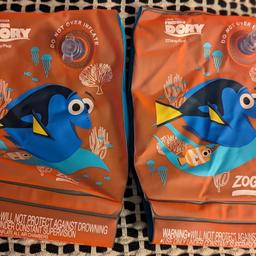 Very good condition/ like new 
ZOGGS swim armbands 
Age 1-6 years
Disney Dory and Nemo 🐠🐟

Collect Sidcup
Postage via courier 🚚
Smoke and dog free home
Lots of other items and bundles for sale
See other listings 🛍️