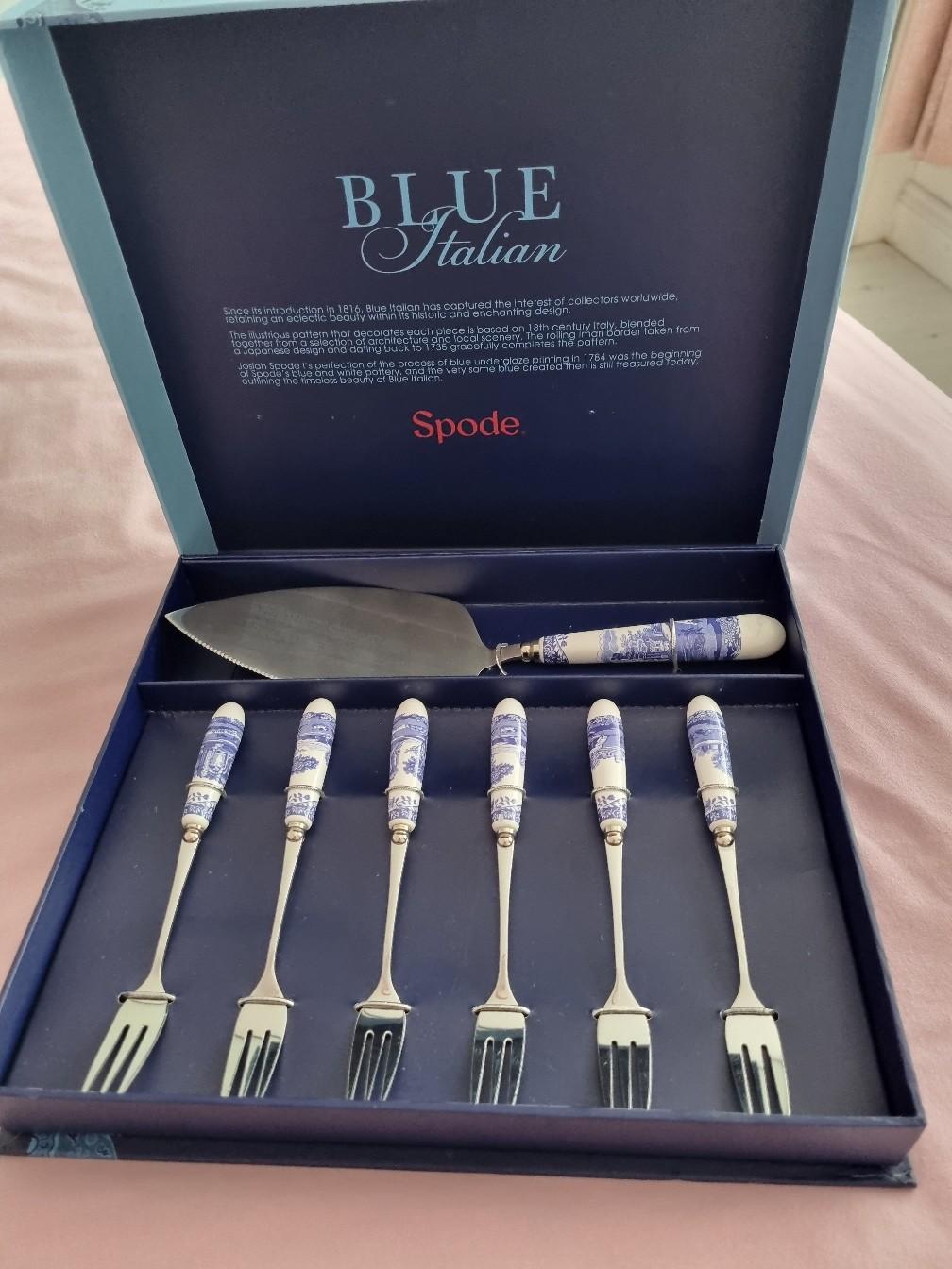 spode vintage Italian cake slice/6 forks in WV14 Coseley for £20.00 for