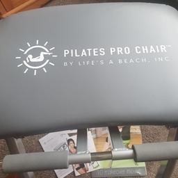  Pilates Chair, This is like new, comes with all the instructions plus 3 dvd's,a great way to exercise for a new you.