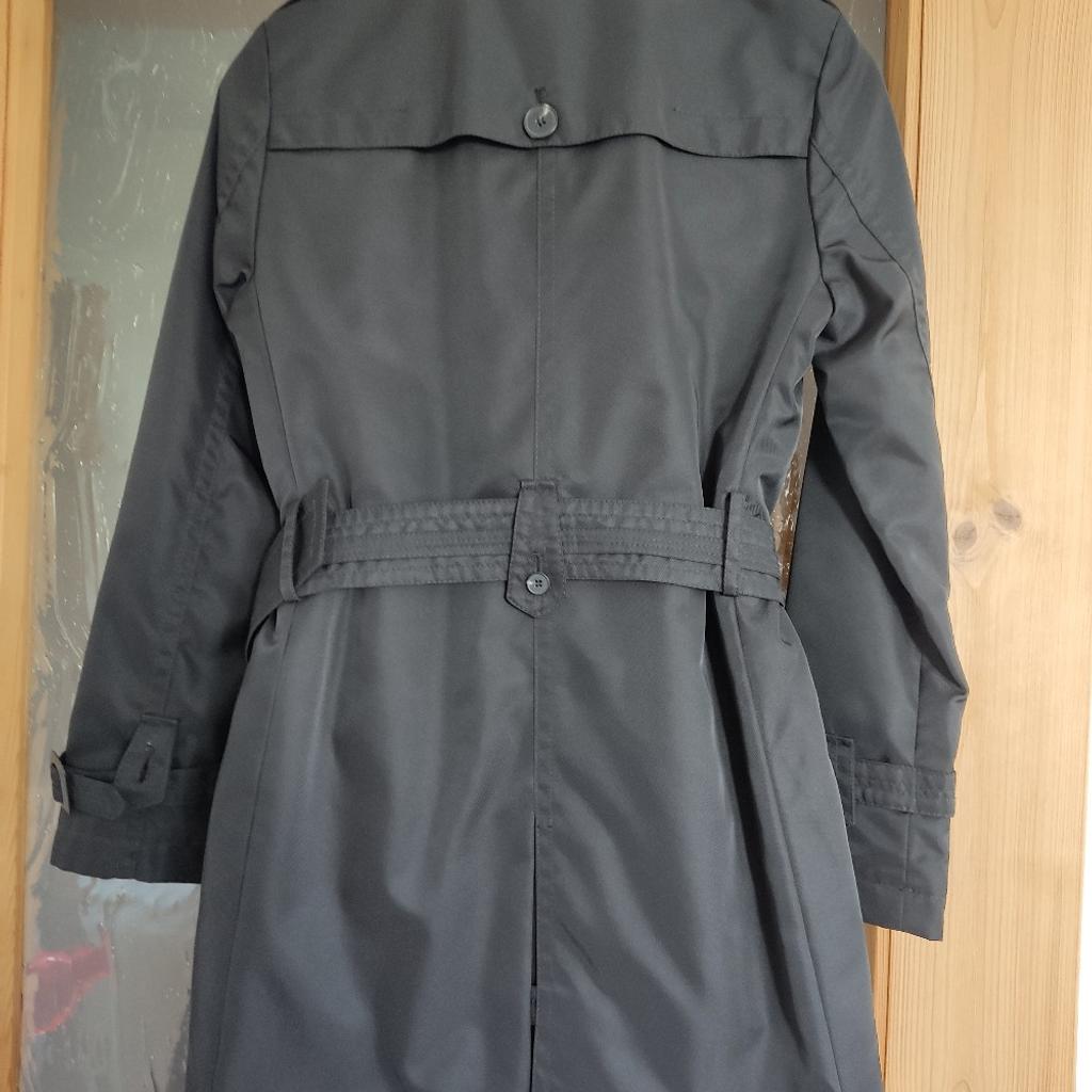 Verkaufe kaum getragenen Trenchcoat von Zara in schwarz, Gr. XS/34