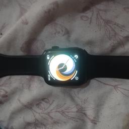 apple series 7 smart watch not used much black great condition no box comes with charger. has all specks heart monitor Bluetooth ecg phone messaging . we paid £665. we only take cash on collection or bank transfer. no shpock wallet. no silly offers please.