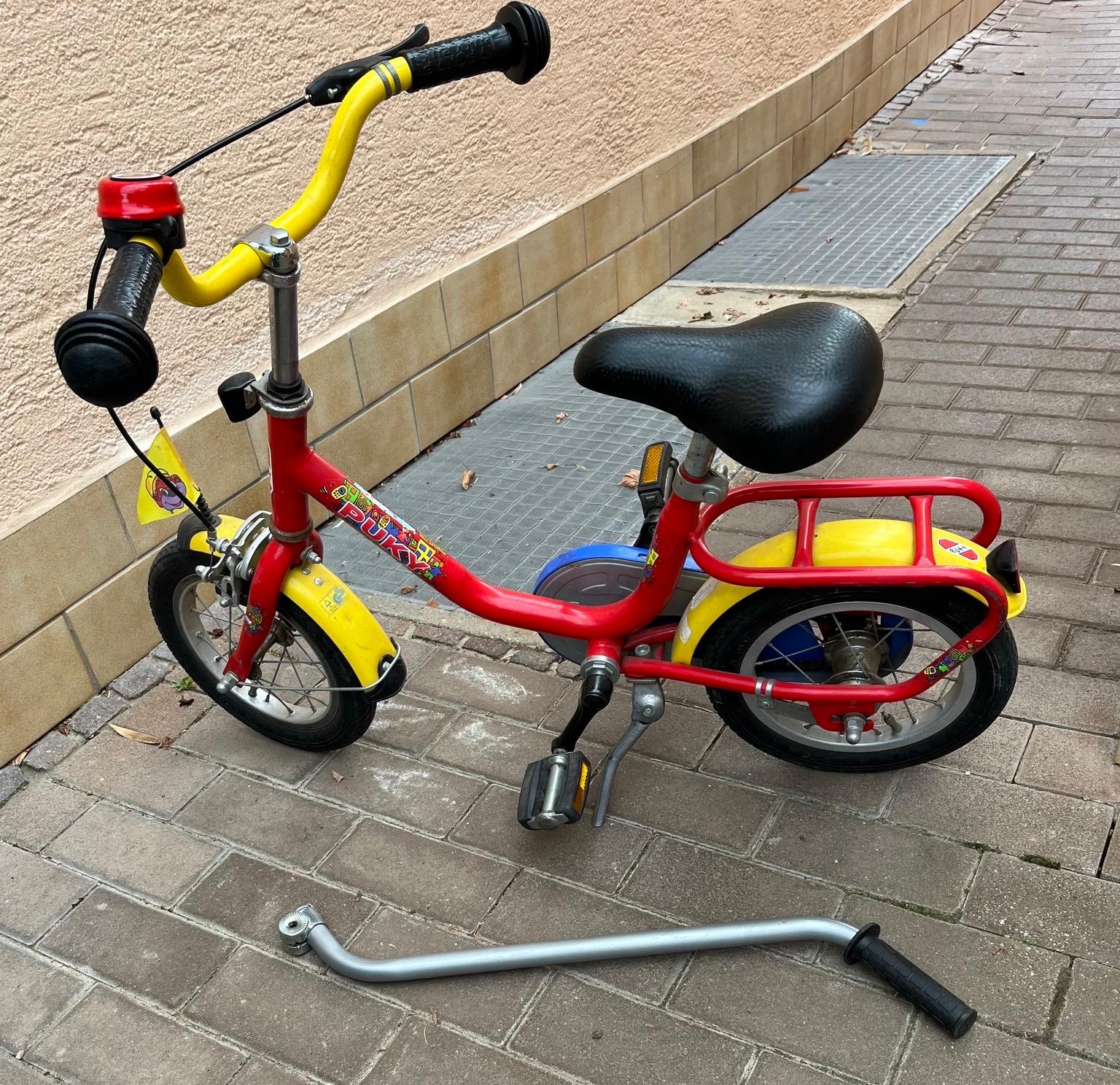 PORFOYO Kinderfahrrad Schiebestange - Höhenverstellbare Balance-Hilfe 55-74cm