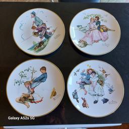 America's best loved artist Norman Rockwell Gorham Fine china limited editions from 1972 - 74
