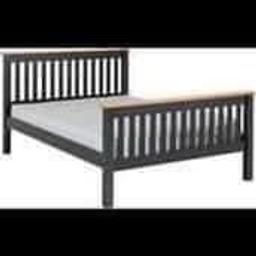 MONACO DOUBLE GREY/OAK EFFECT WOODEN BED FRAME  (FRAME ONLY NO MATTRESSES) - £200.00

B&W BEDS 

Unit 1-2 Parkgate Court 
The gateway industrial estate
Parkgate 
Rotherham
S62 6JL 
01709 208200
Website - bwbeds.co.uk 
Facebook - B&W BEDS parkgate Rotherham 

Free delivery to anywhere in South Yorkshire Chesterfield and Worksop on orders over £100

Same day delivery available on stock items when ordered before 1pm (excludes sundays)

Shop opening hours - Monday - Friday 10-6PM  Saturday 10-5PM Sunday 11-3pm