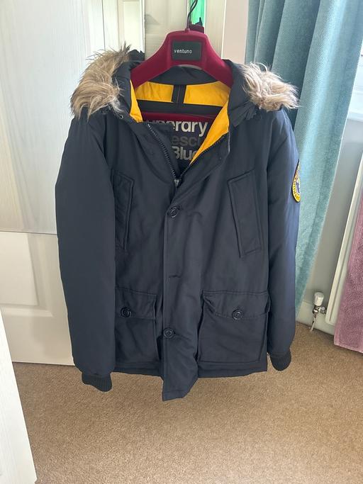 Buy & Sell Lancashire Ribble Valley - Photos for Superdry blue rescue hooded parka