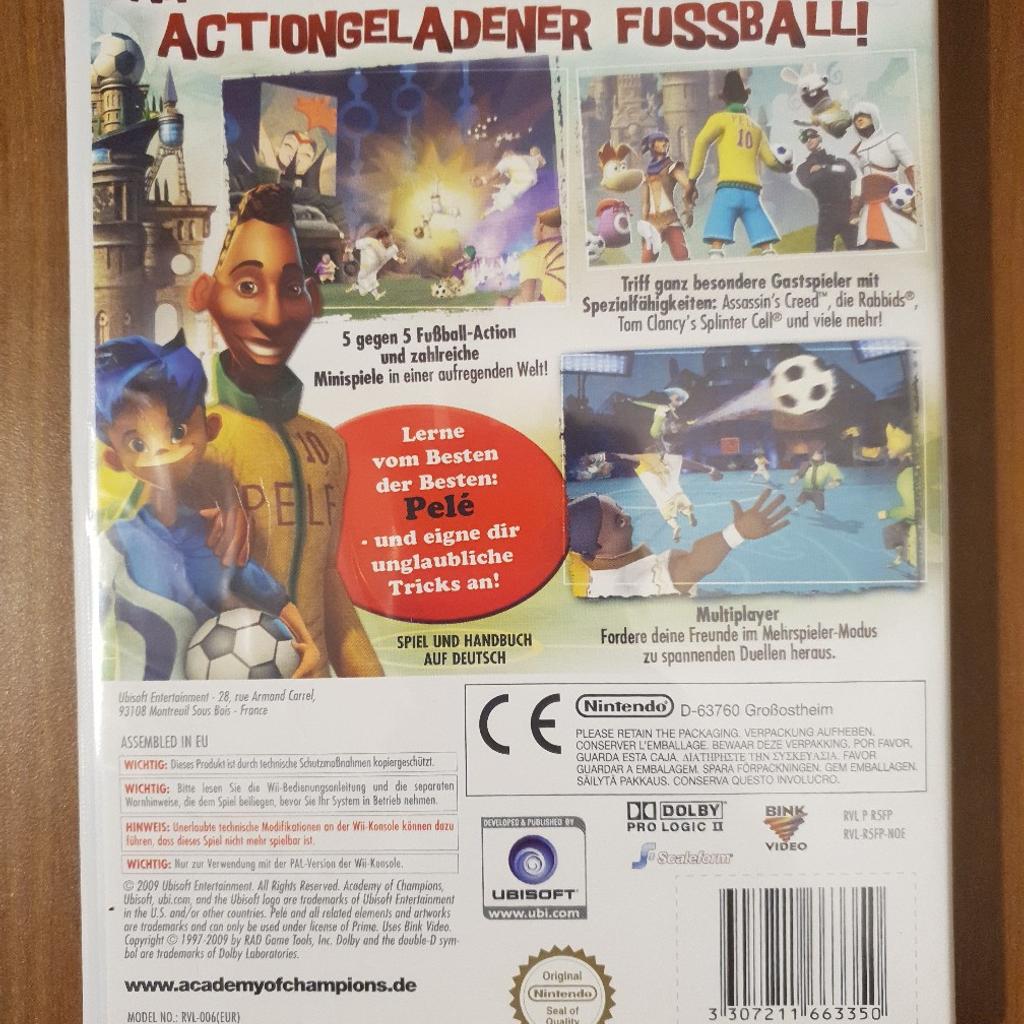 Verkaufe das Wii Spiel Academy of Champions Fussball im guten gebrauchten Zustand. Funktioniert einwandfrei und ist unbeschädigt.
Preis ist VB, bei Versand trägt der Käufer die Versandkosten.
