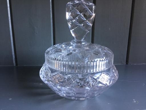 Buy & Sell Suffolk East Suffolk - Photos for Vintage Glass Trinket Pot