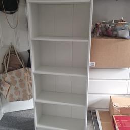 white ikea book shelf 
need gone ASAP 
free to collector