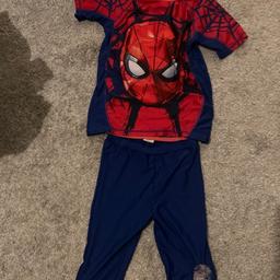 Spider-Man swim top and bottoms with floater