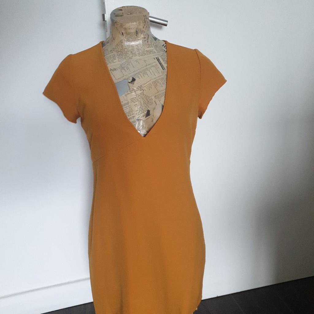 Mini dress in mustard colour from Forever21 in size S. excellent condition