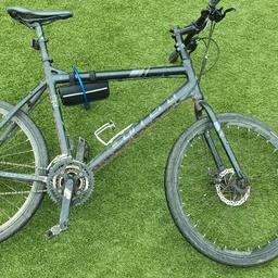 Carrera subway hybrid bike for sale in really good condition. 24 speed. slick tyres but will also be supplied with hybrid tyres. large frame, I am 6'1" . total of about 250 miles ridden