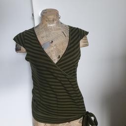 Green top from Zara in S-M size. really good condition