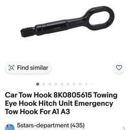 Gorilla 1334 Power Wrench Telescoping Lug Wrench—thin Wall  & 
Car Tow Hook 8K0805615 Towing Eye Hook Hitch Unit Emergency Tow Hook For A1 A3 
Each £8 or both £15 
In excellent condition 
Please do look my other items
From a pet an smoke free home
Only collection
Peckham
