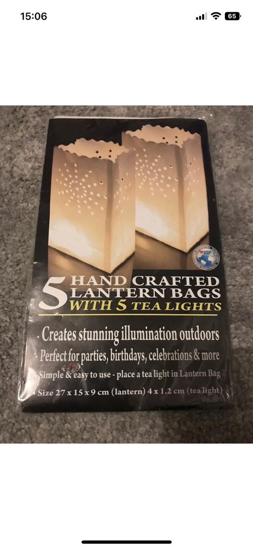 Buy & Sell West Yorkshire Leeds - Photos for Hands Crafted Candle Lantern Bags