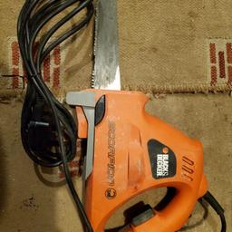 black and decker scorpion saw.
excellent condition and in full working order