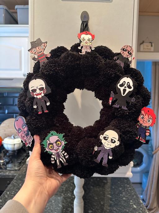 Buy & Sell West Yorkshire Leeds - Photos for Handmade movie killers Halloween wreath