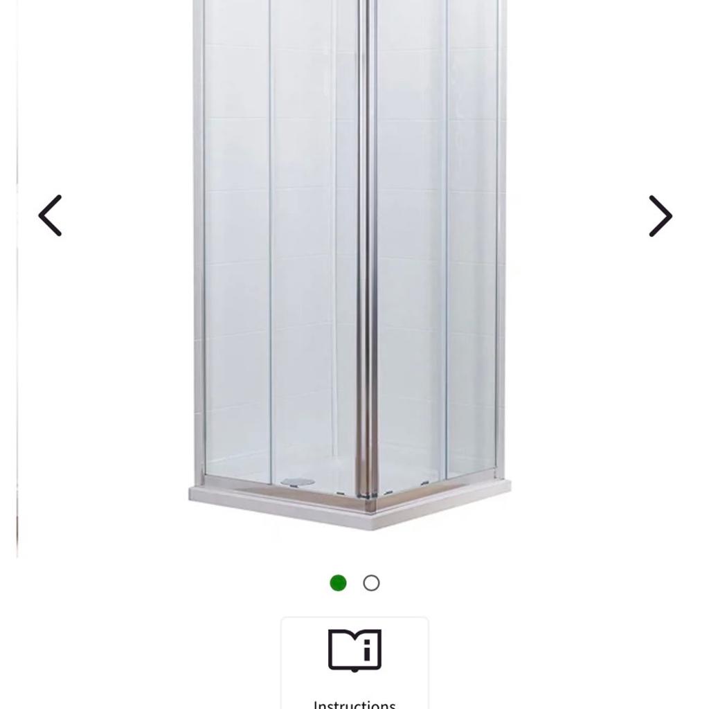 PRICE REDUCED !

MIRA Elevate - Shower Enclosure
Including all glass panels & doors
(corner entrance sliding doors)
Height 1900mm

MIRA Flight - Shower Tray

760mm x 760mm

Internet price over £600 inc shower tray

Brand new, came fitted in a new build house,
but was professionally removed, never been used

Can be collected from Blackburn , Lancs

£90 for everything