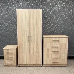 NOVA WARDROBE CHEST AND BEDSIDE

Fully assembled 

£400.00

B&W BEDS 

Unit 1-2 Parkgate court 
The gateway industrial estate
Parkgate 
Rotherham
S62 6JL 
01709 208200
Website - bwbeds.co.uk 
Facebook - Bargainsdelivered Woodmanfurniture

Free delivery to anywhere in South Yorkshire Chesterfield and Worksop 

Same day delivery available on stock items when ordered before 1pm (excludes sundays)

Shop opening hours - Monday - Friday 10-6PM  Saturday 10-5PM Sunday 11-3pm