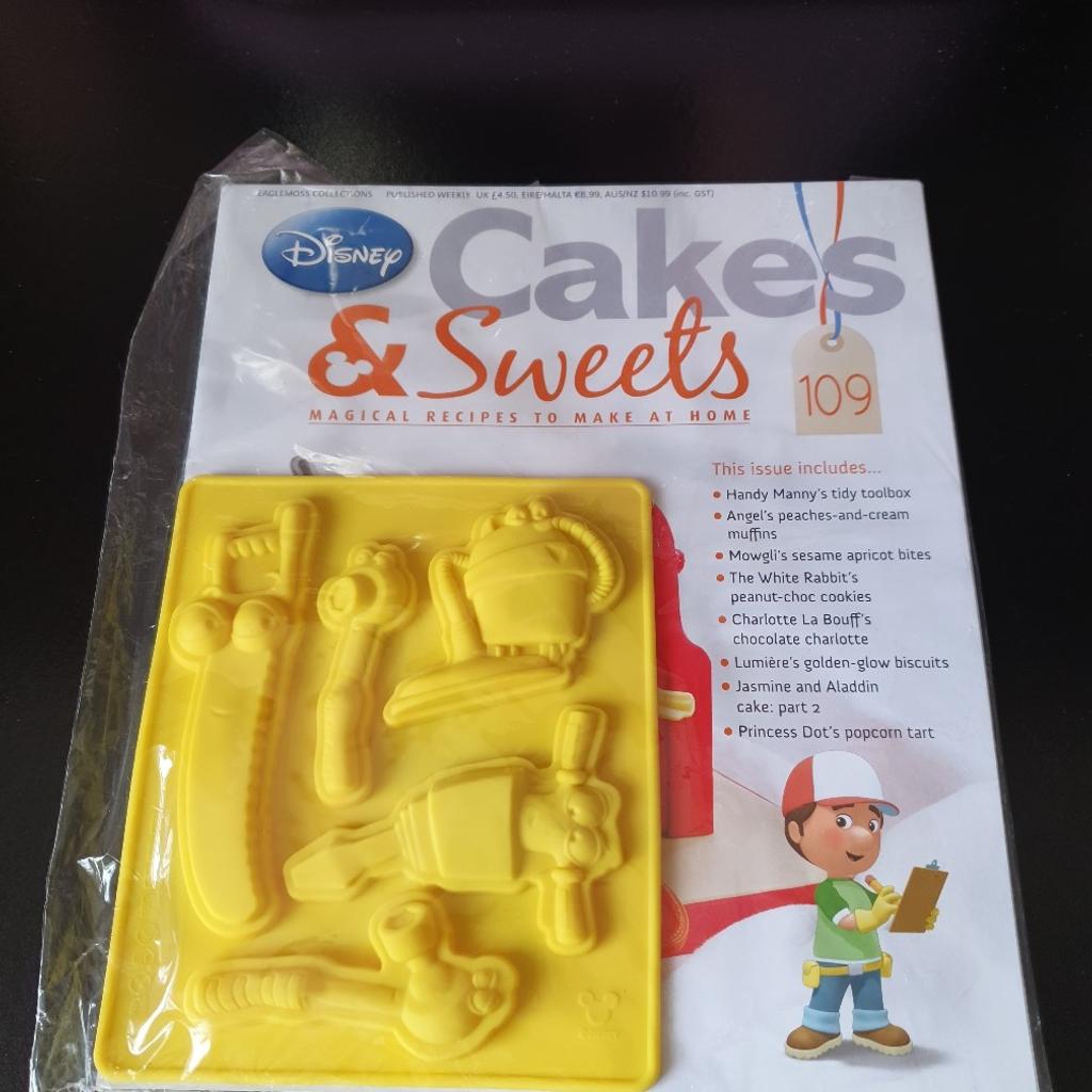 Disney cakes and sweets magazine issue 109
includes
magazine
Handy Manny's tools mould
brand new
COLLECTION ONLY
see my listings for other issues available
£4 each or 3 for £10