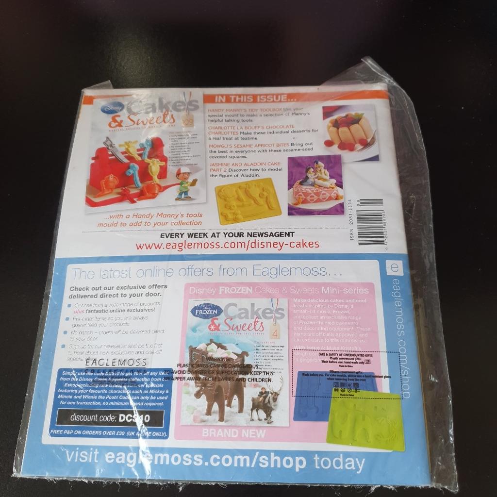 Disney cakes and sweets magazine issue 109
includes
magazine
Handy Manny's tools mould
brand new
COLLECTION ONLY
see my listings for other issues available
£4 each or 3 for £10