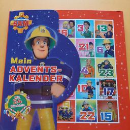 verkaufe unseren Feuerwehrmann Sam Adventkalender mit 24 kleinen Büchern mit Kurzgeschichten