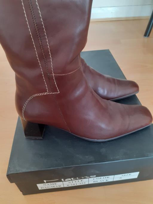 Buy & Sell North London Hoxton - North London - Photos for Billo blown leather boots size 5