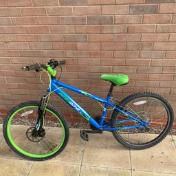 In good condition but it is well used, maintained with Halfords, recommended age is Child Height : 117 - 135cm (Age Guide - 6-11 years) old for this size
Make me an offer