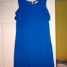 size 12 from oasis blue dress gc zip up back pick up only Heckmondwike please see my other post thanks