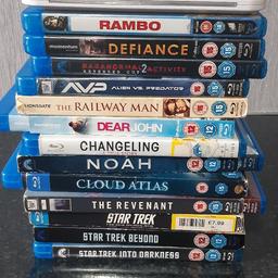 Hi, I have a bundle of blue rays all in good condition.

Collection only please 
Thanks
